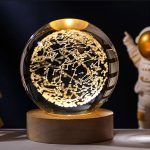 چراغ خواب گوی کریستال طرح صور فلکی