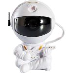 چراغ خواب کهکشانی فضانورد نشسته مدل Astronaut ( گیتار به دست )